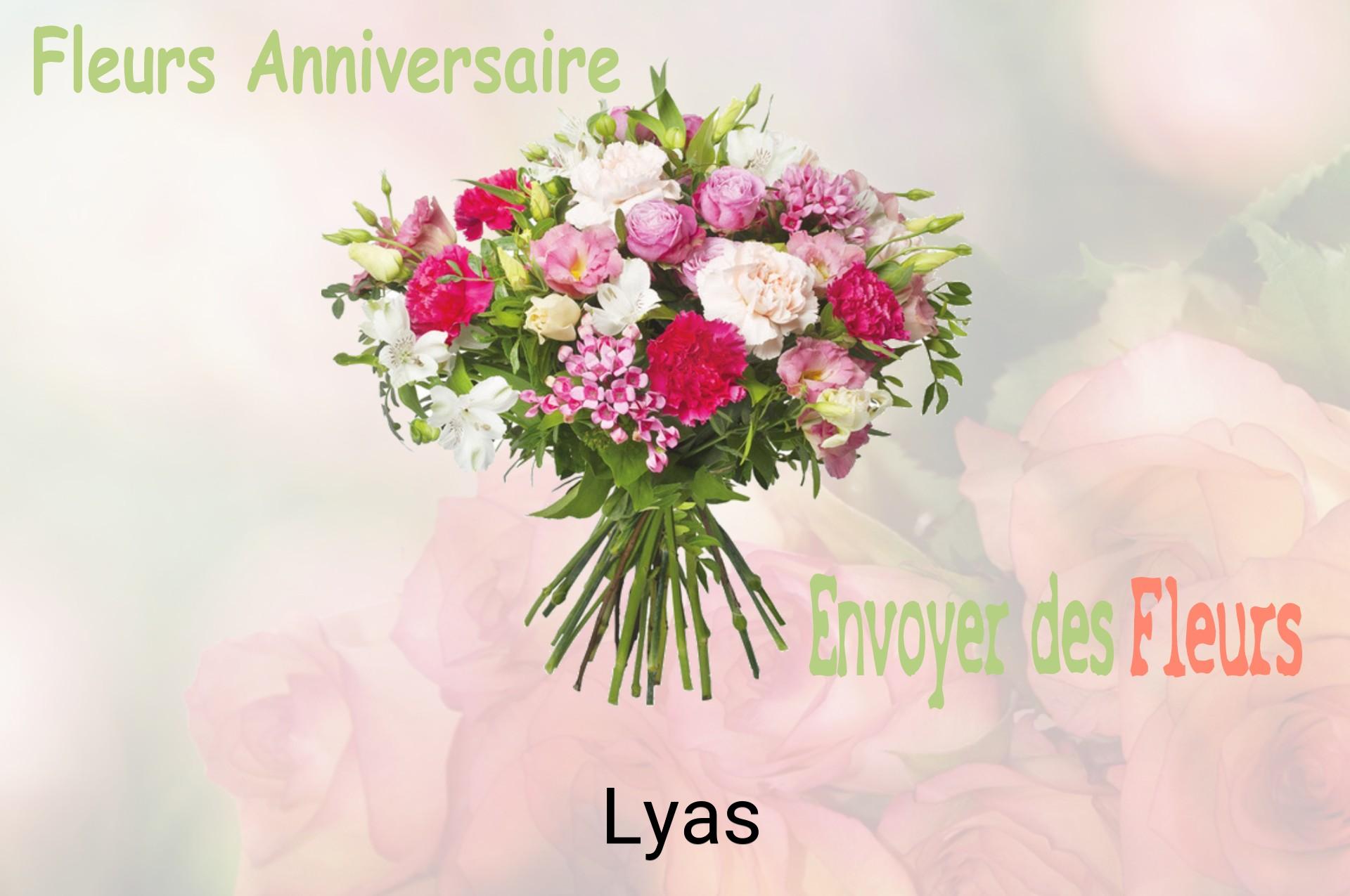 Bouquet de fleurs d’anniversaire livré à Lyas